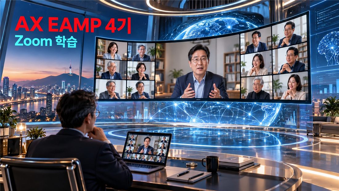 AX EAMP 4기 Zoom 수업 화면